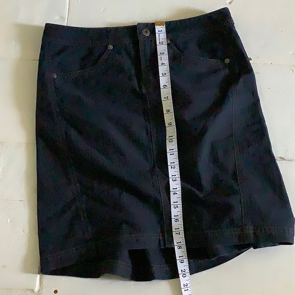 Armani exchange denim high low mini skirt size 2 - Picture 3 of 5